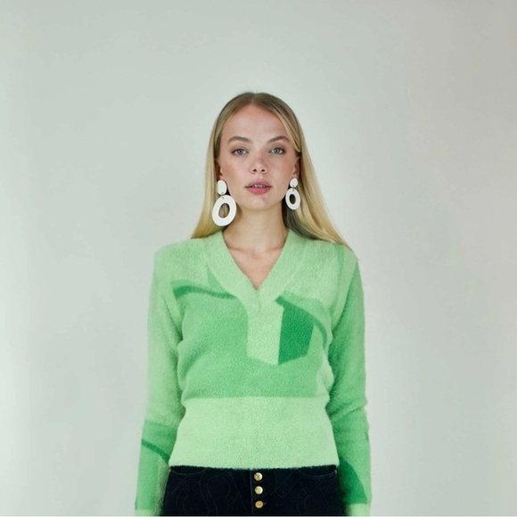 House of Sunny Sweaters - NWT House of Sunny Suburban Knit in Palm Green
